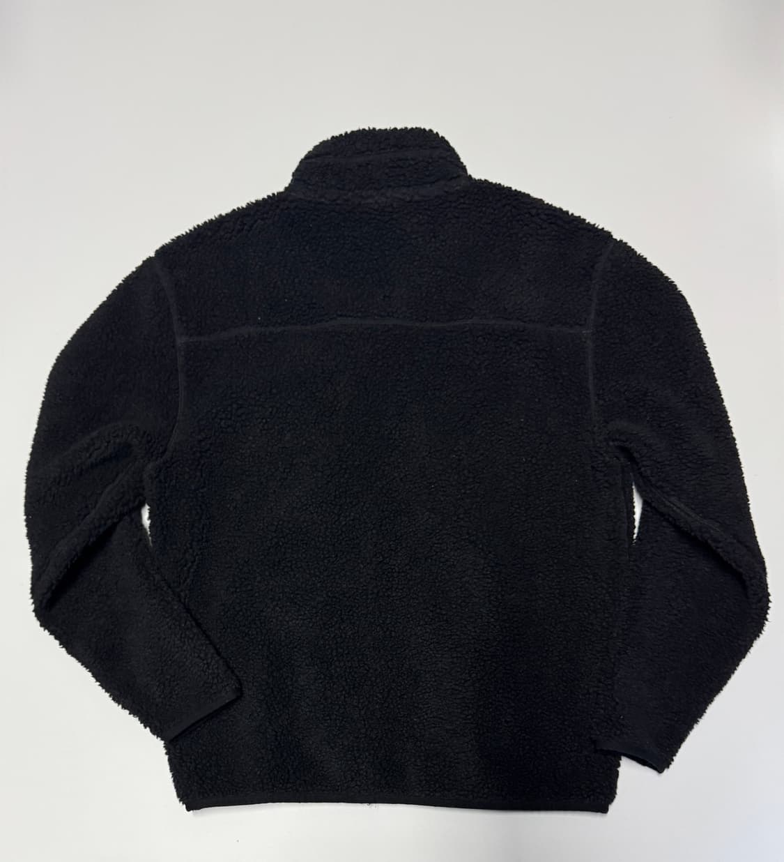 무신사 스탠다드 미니멀 쉐르파 플리스 자켓 L 블랙 상품이미지2