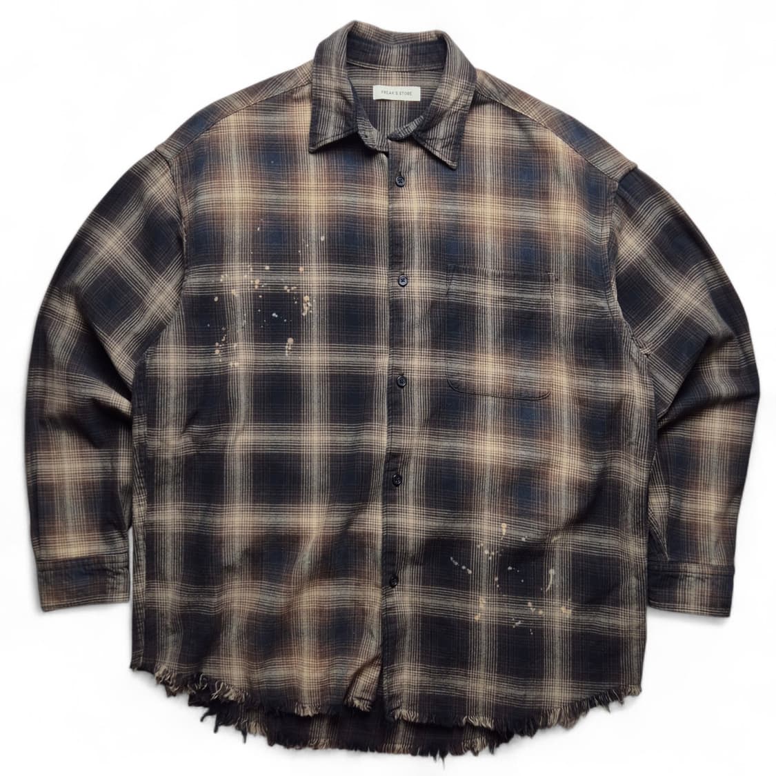 [S] 프릭스스토어 옴브레 체크셔츠 상품이미지1