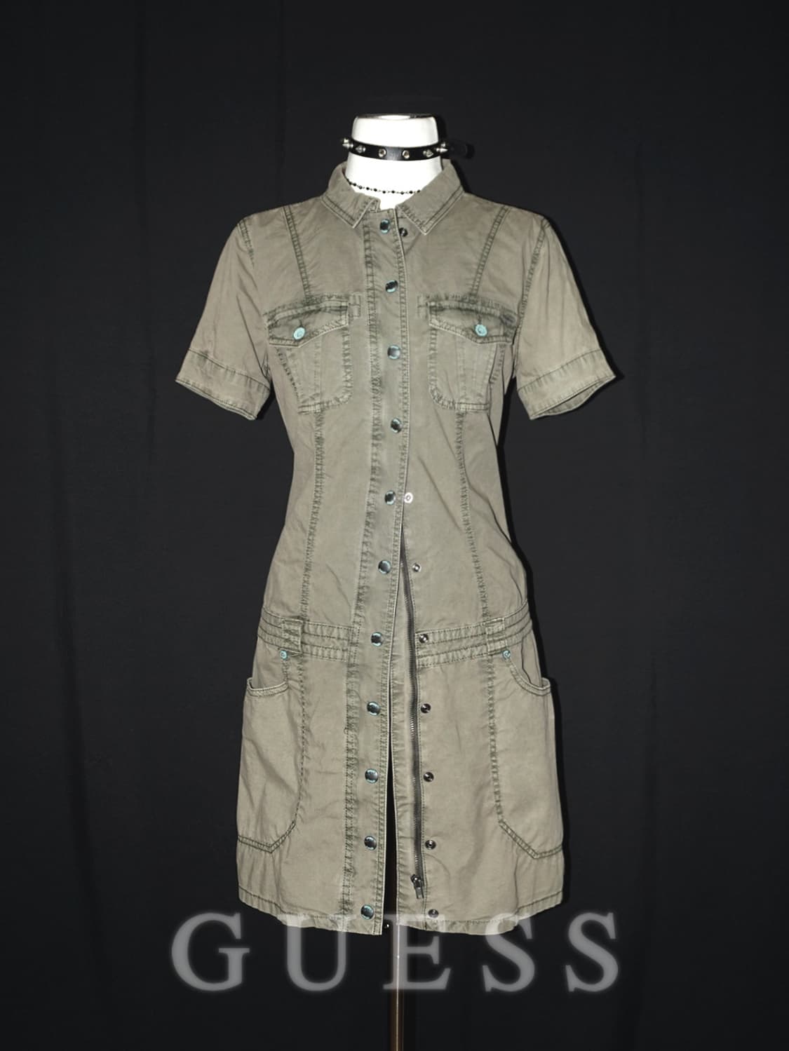 (guess) y2k vintage military jacket  상품이미지1