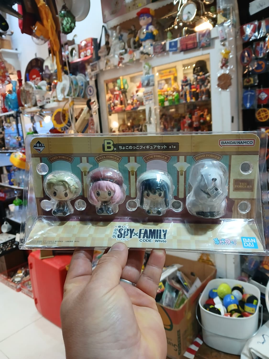 반다이 스파이 패밀리 피규어 셋트 상품이미지1