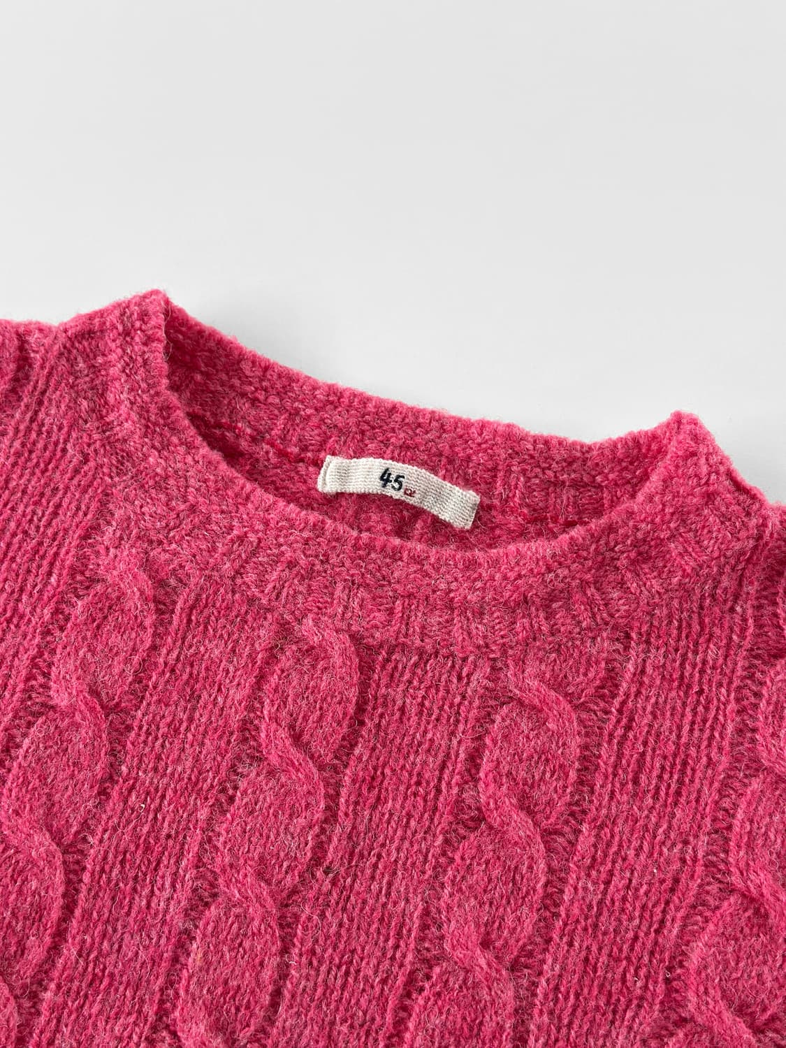 45rpm 울 케이블 니트 스웨터 상품이미지4