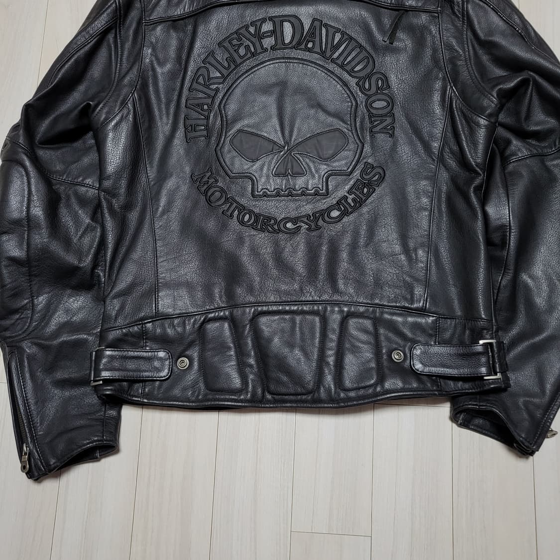 (m) 할리데이비슨 스컬 가죽자켓 할리데이비슨 라이더자켓 상품이미지10
