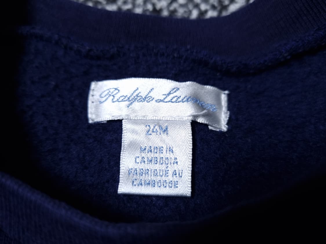 [무료배송][24M]폴로 키즈 기모 맨투맨 긴팔티 상품이미지6