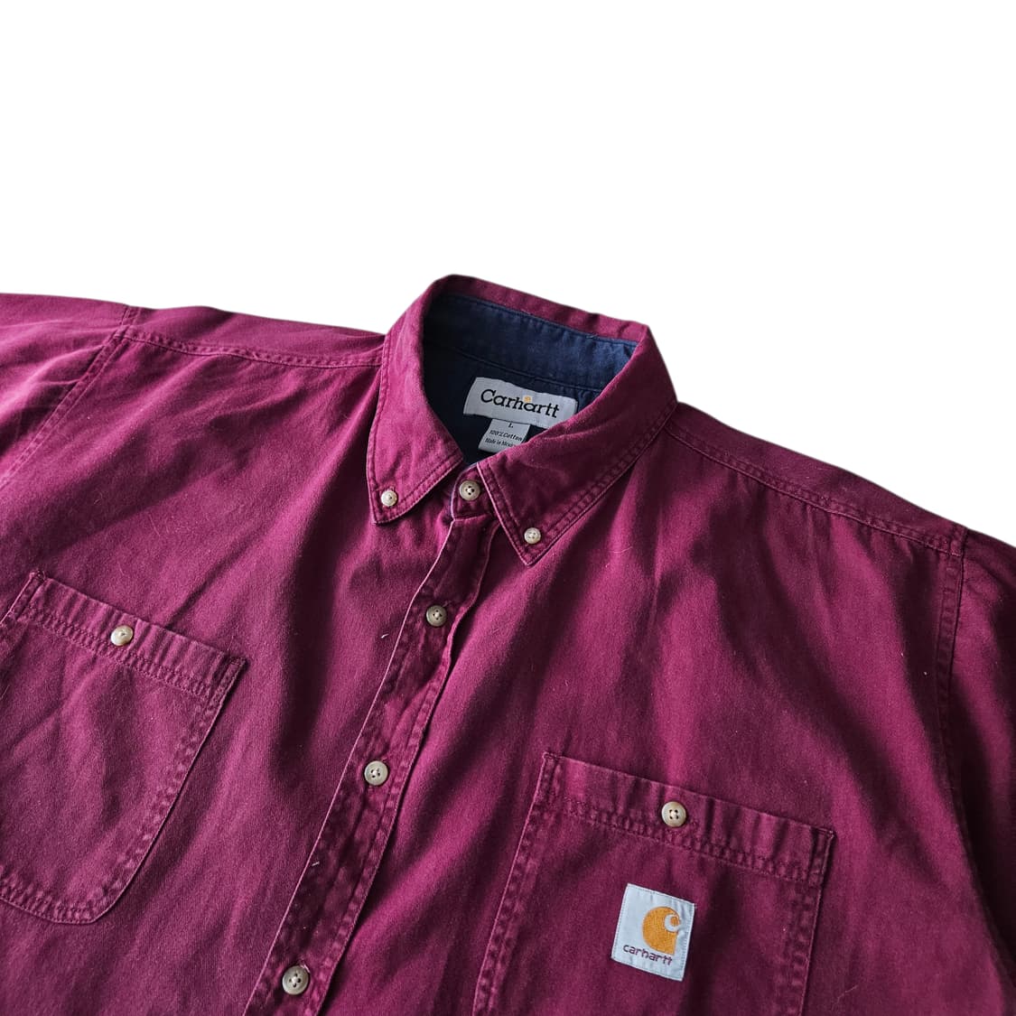 칼하트 면 오버핏 긴팔셔츠 L 상품이미지3