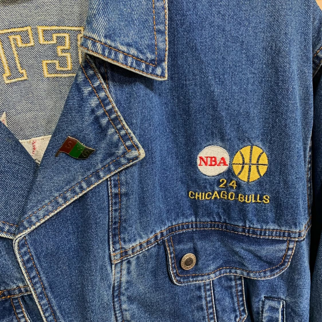 [M] 빈티지 NBA 시카고 불스 데님자켓 상품이미지3