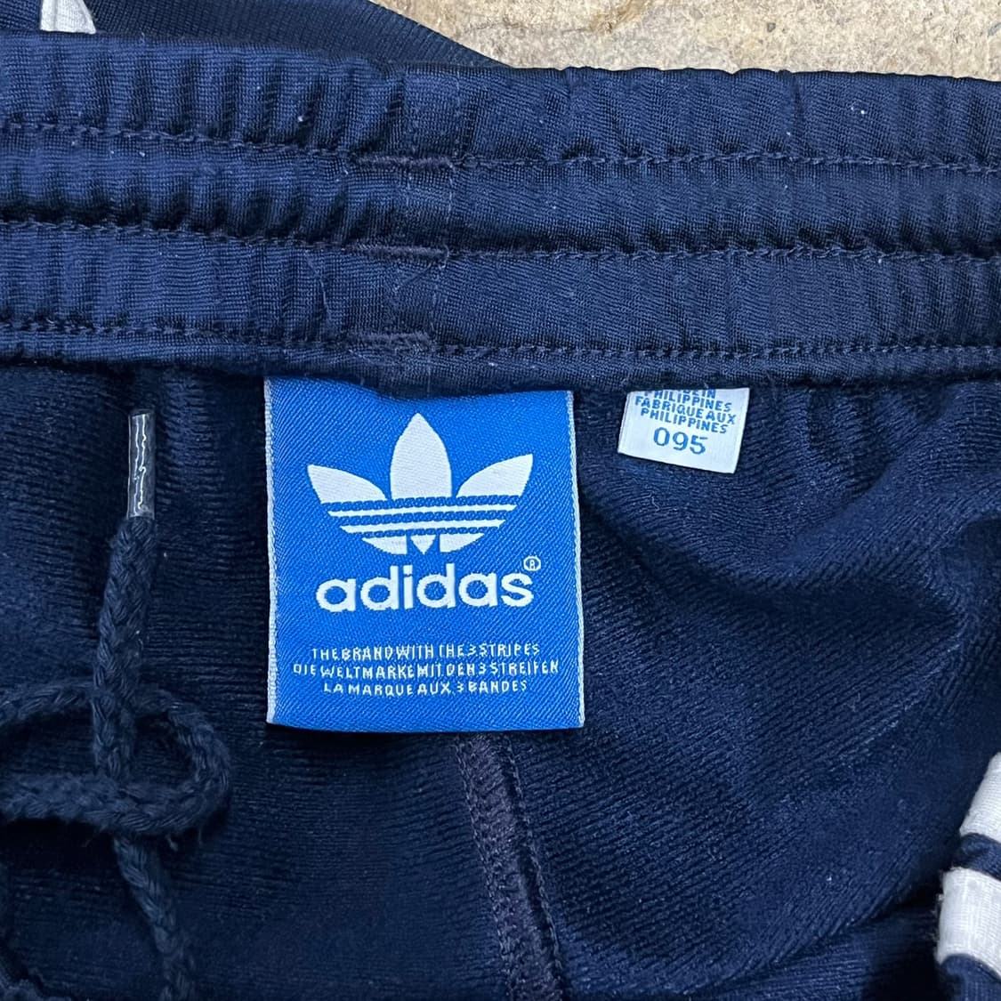 [정품/95] 아디다스 삼선 트레이닝 바지 네이비  상품이미지4