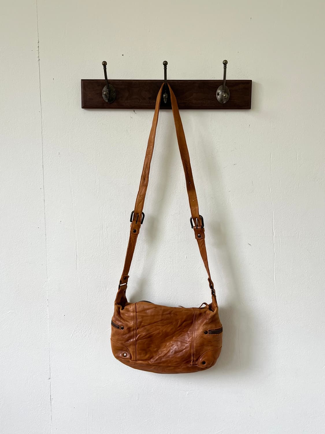 90’s go9 헌팅가죽 크로스백 상품이미지3