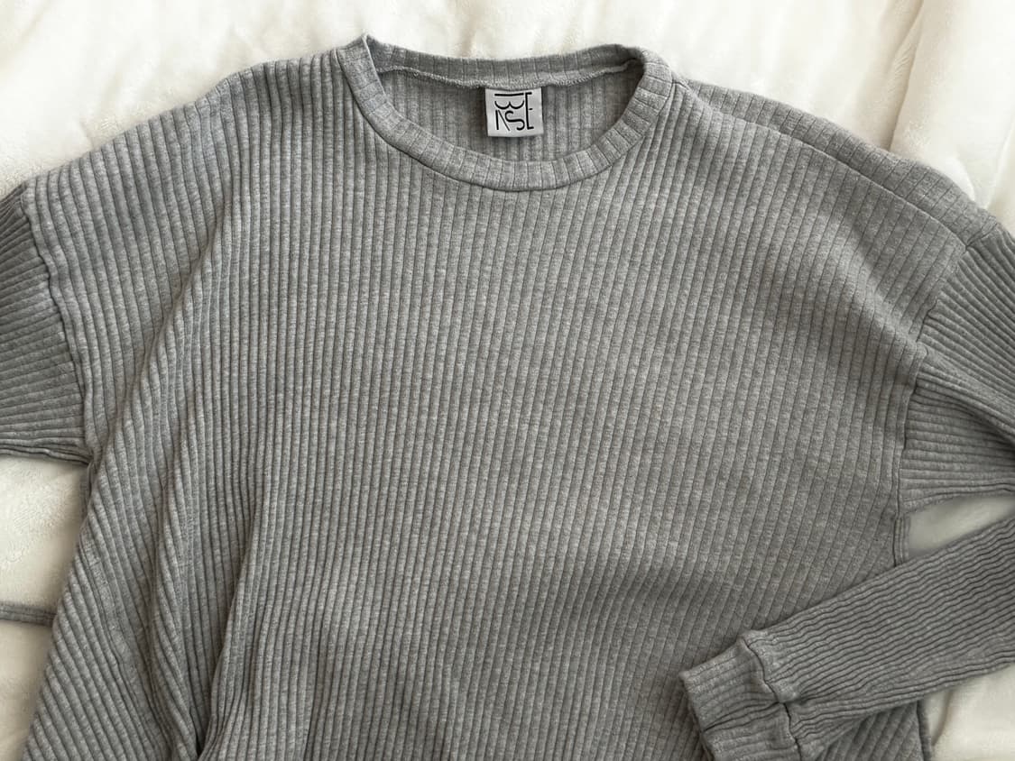 베이스레인지 그레이 탑 상품이미지1