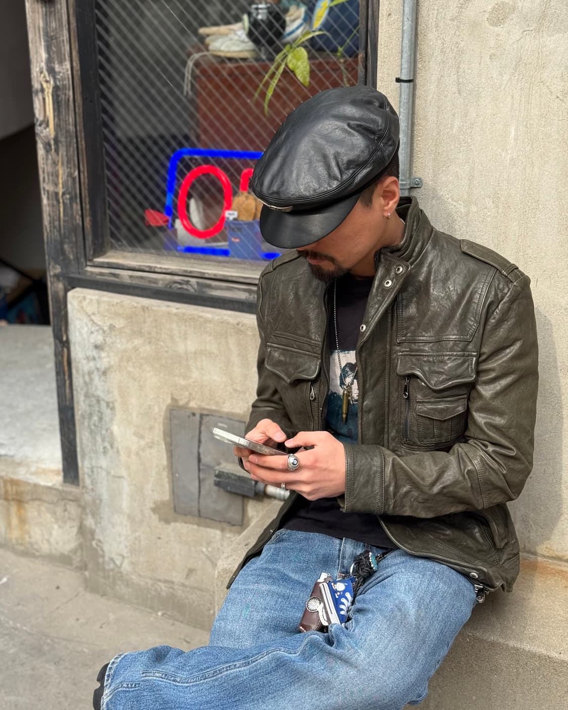 SIEG lambskin leather jacket 상품이미지8