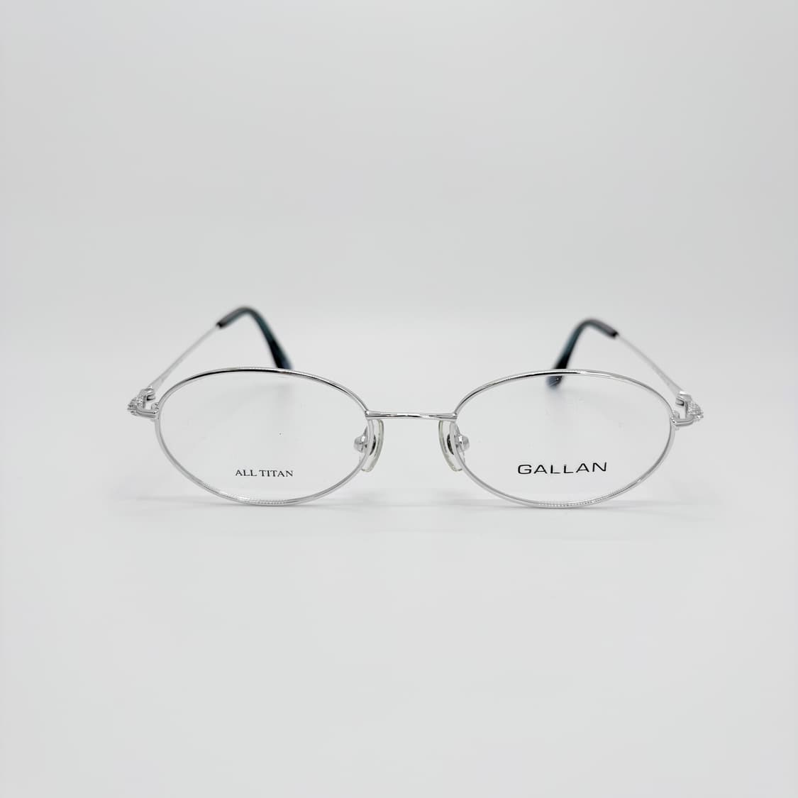 GALLAN 실버 오벌 티타늄 메탈테 상품이미지3