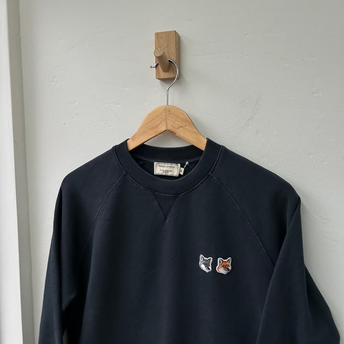 16530 - 메종키츠네 더블 폭스헤드 맨투맨 상품이미지1