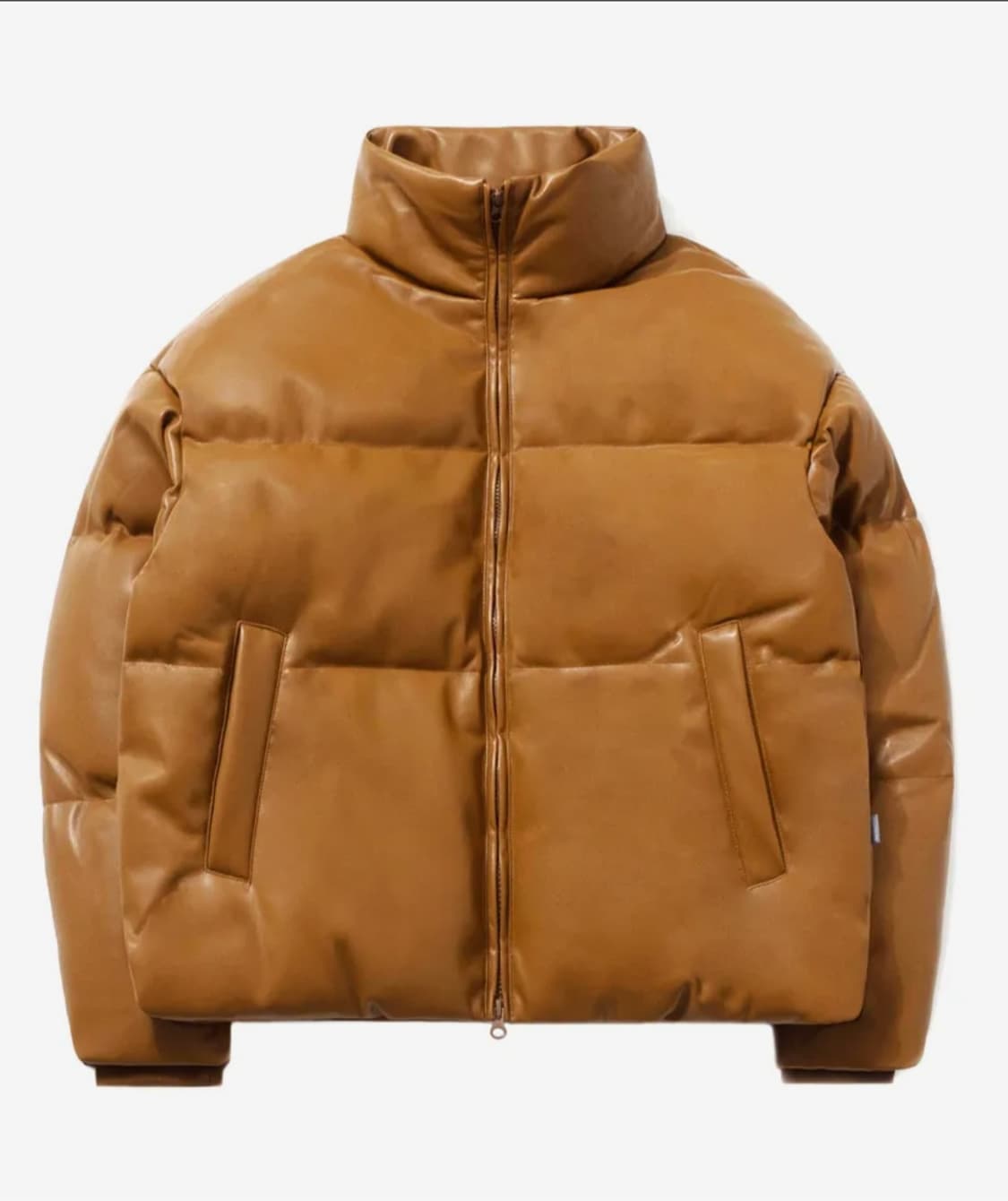 Qt8 가먼츠 비건레더 숏패딩 상품이미지1