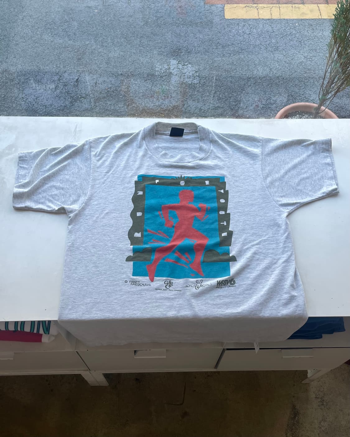 90‘s USA ‘Run for youth’ promo T-shirt  상품이미지6