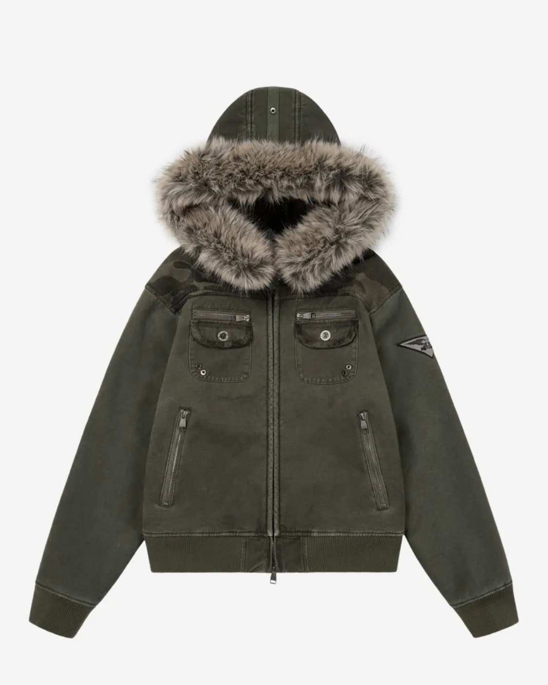 아캄 퍼 카모자켓 2사이즈 상품이미지1