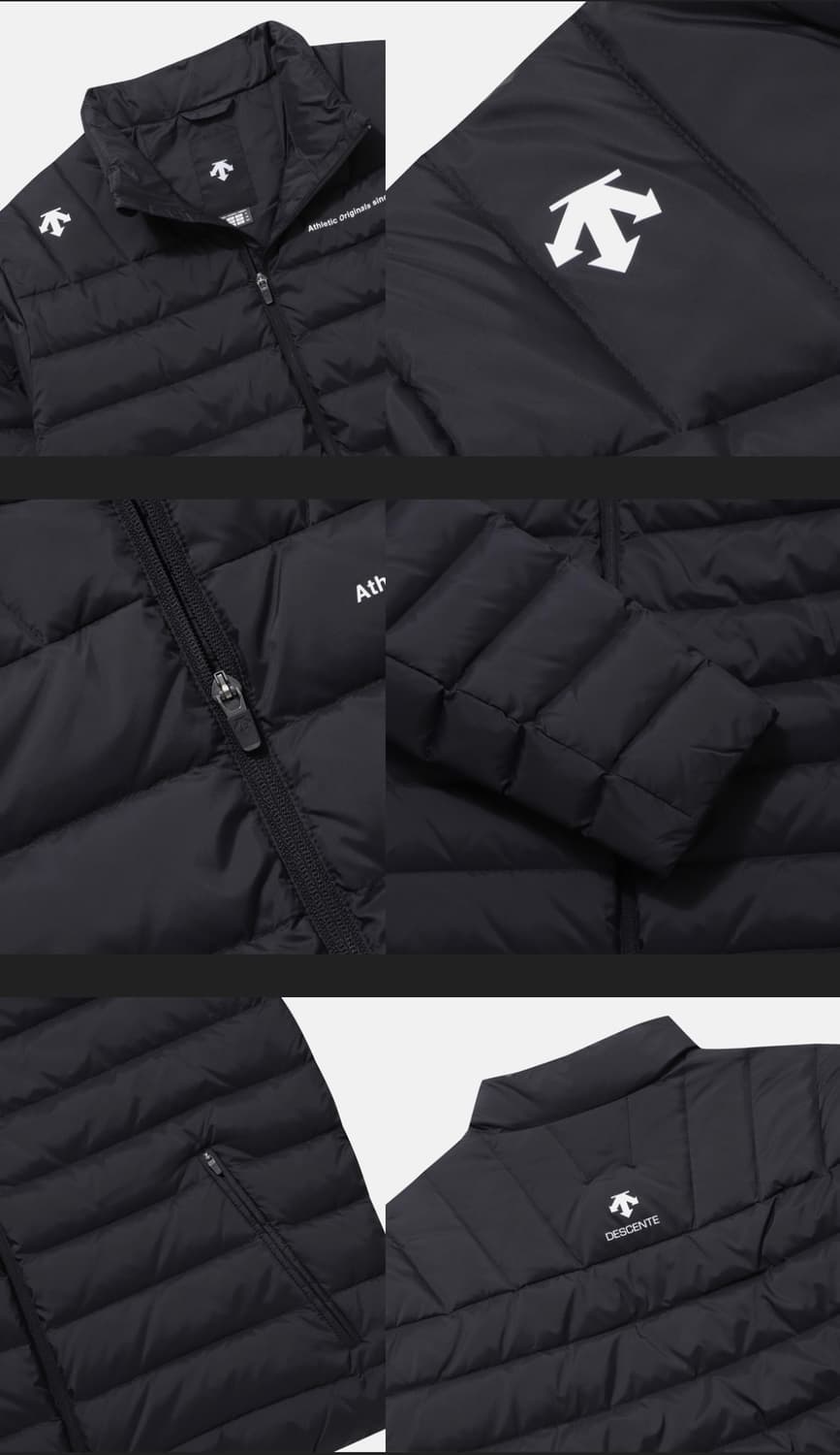 데상트 중경량 스텐드넥 다운 자켓 110 상품이미지3