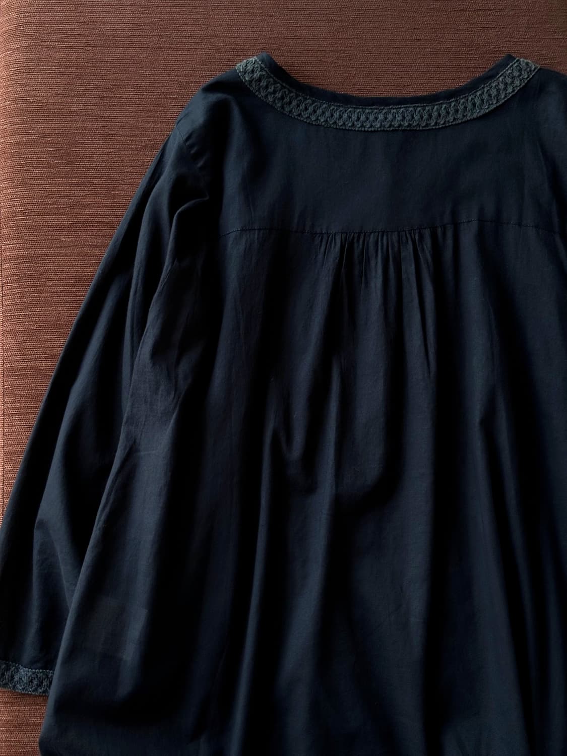 Light cotton stitch design loose shirt 상품이미지6