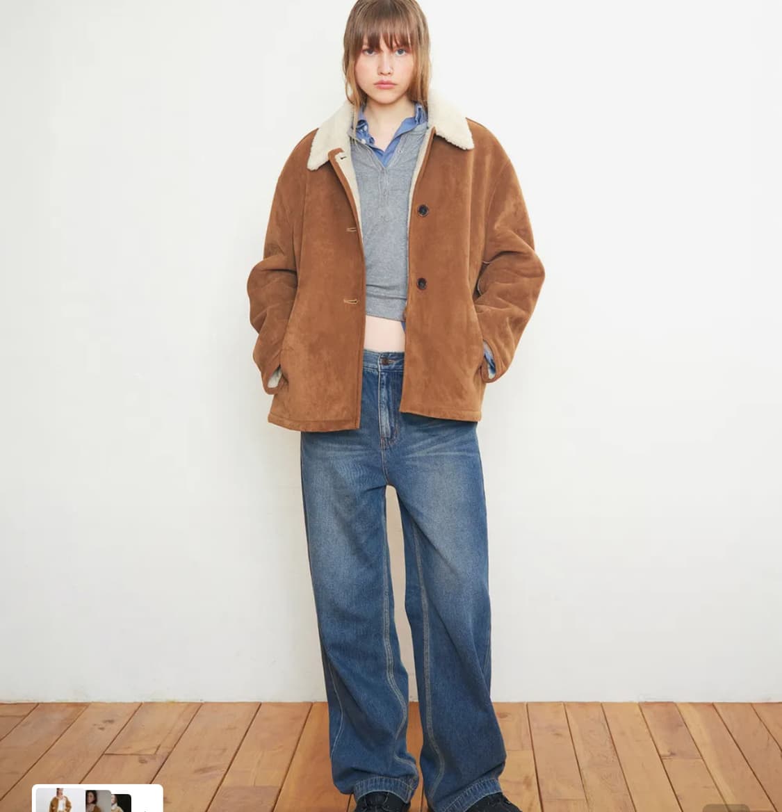 로우클래식 무스탕 상품이미지1