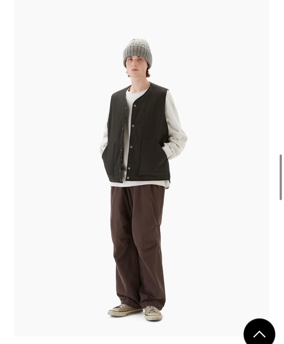 카키스 라인드 트루퍼 팬츠 한겨울가능 상품이미지1