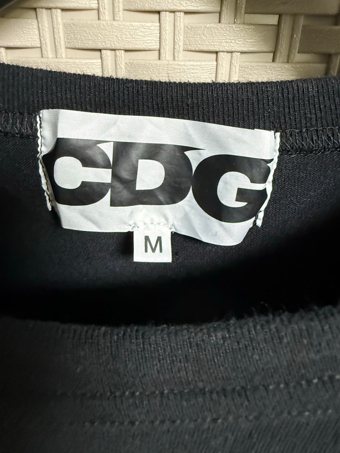 cdg 오버사이즈 긴팔티 블랙 m 상품이미지4