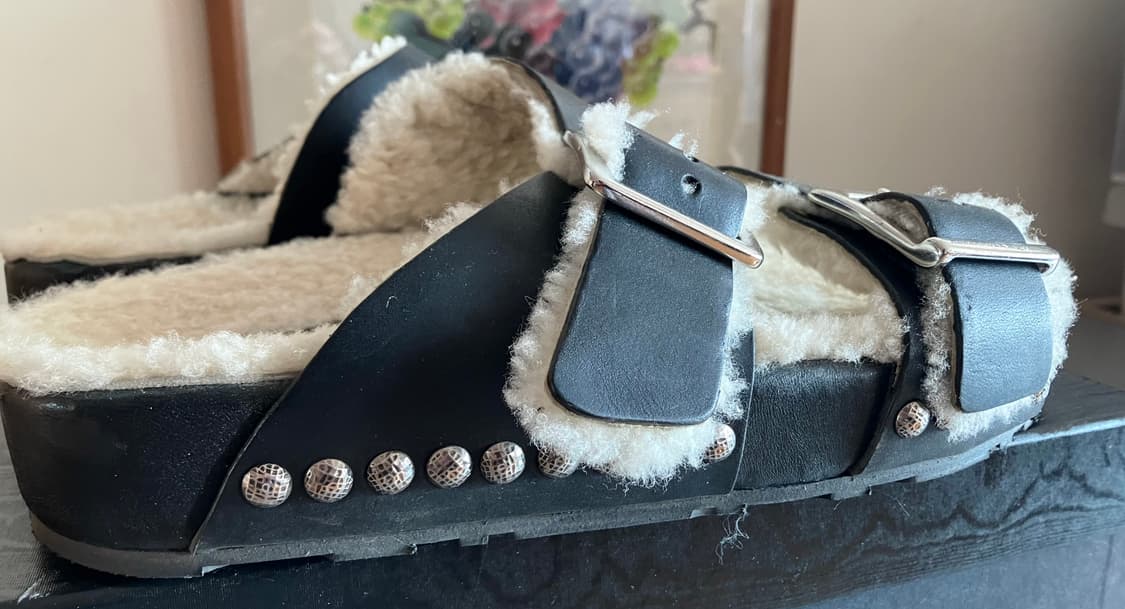 알렉산더 맥퀸 양털 샌들 상품이미지2