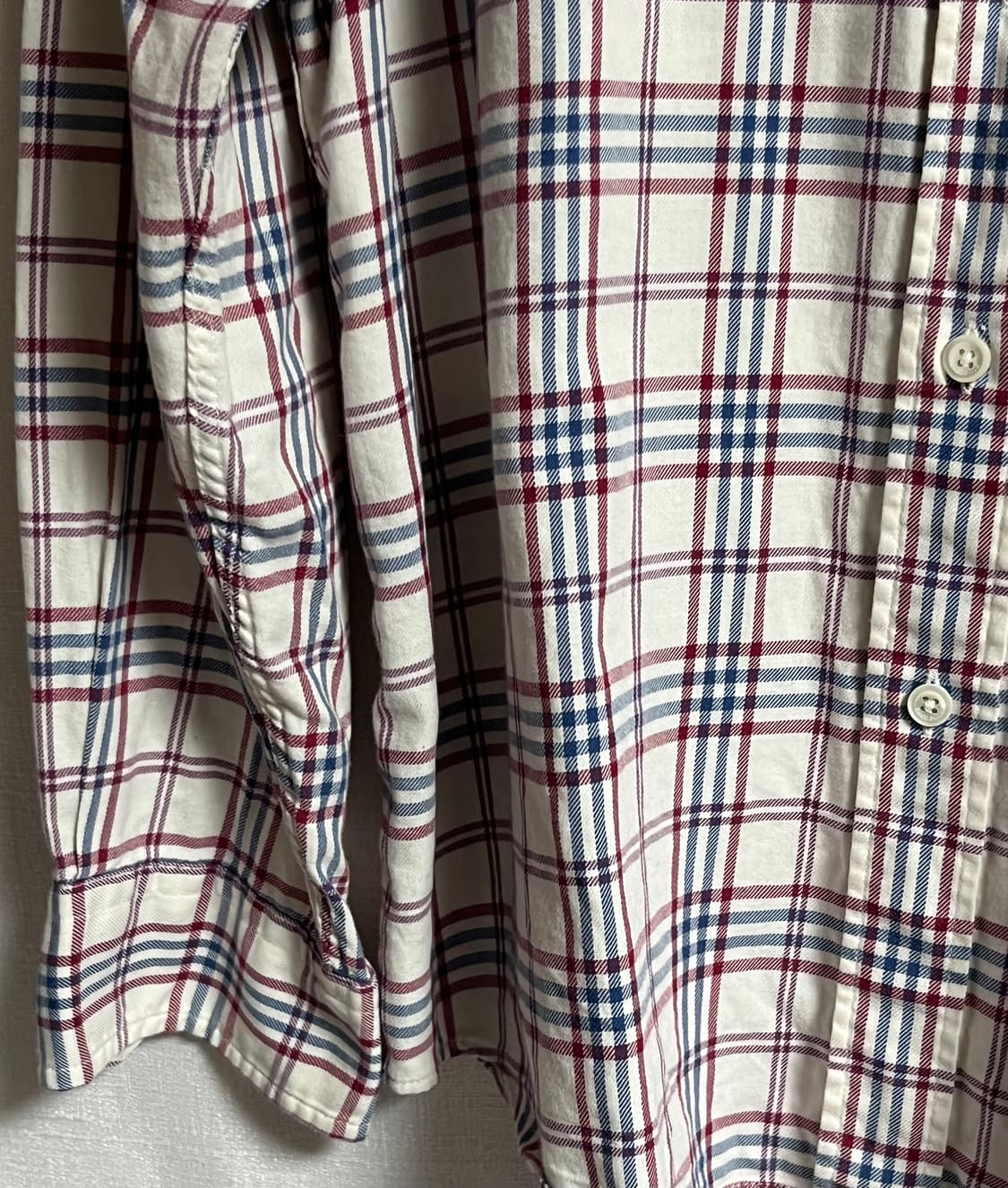 공용 빈폴 체크 셔츠 남방 105 상품이미지3