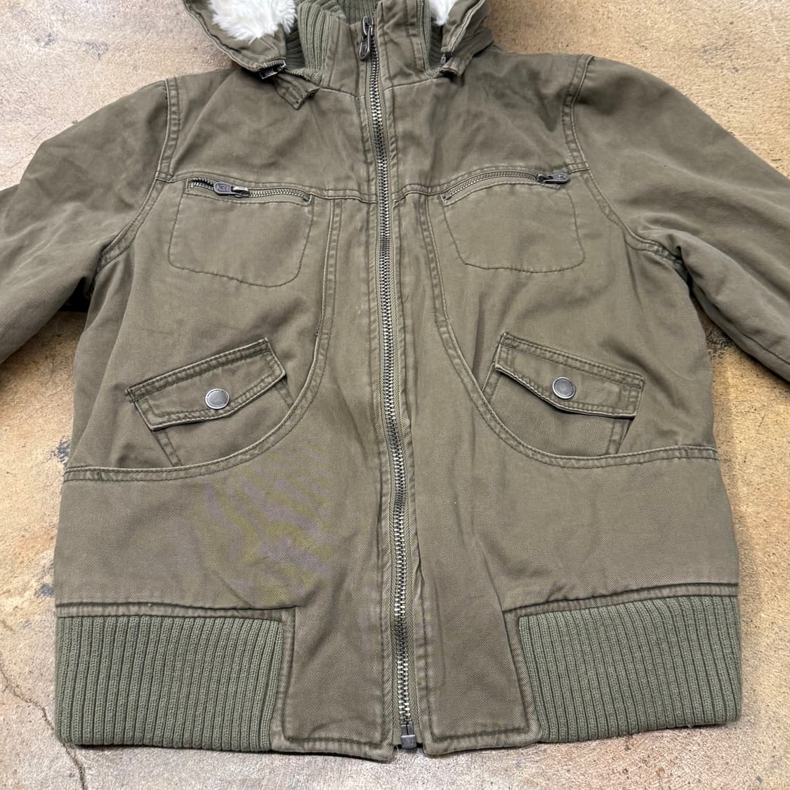 MOSSIMO SUPPLY CO 카키 후드 자켓  상품이미지3