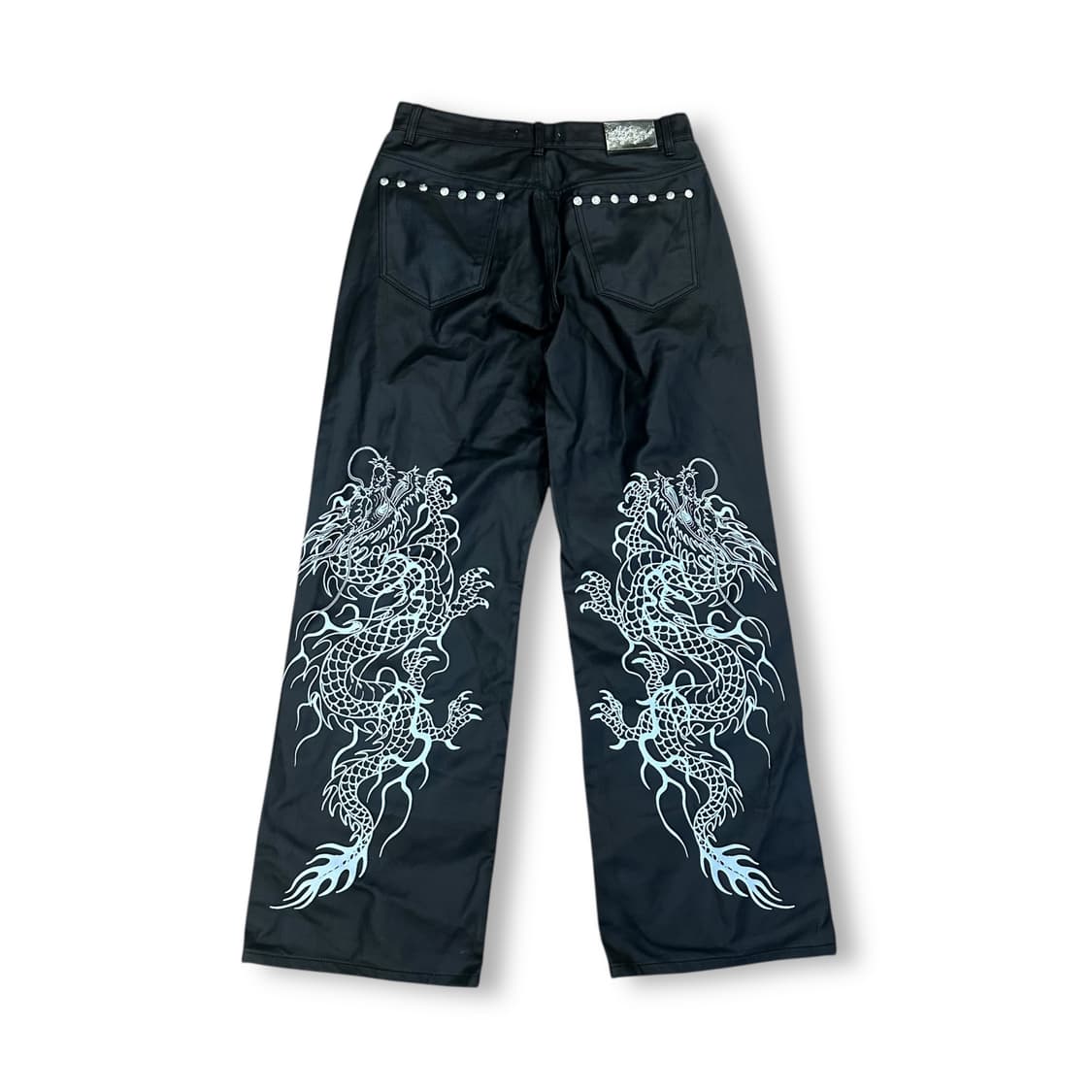 왓더파티 드래곤 코팅 데님 팬츠 상품이미지4