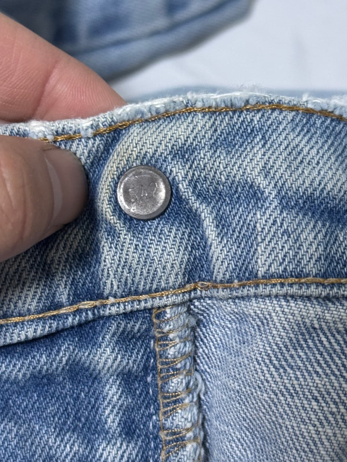 70s usa 리바이스 519 오렌지탭 데님팬츠 탈론 지퍼 상품이미지8