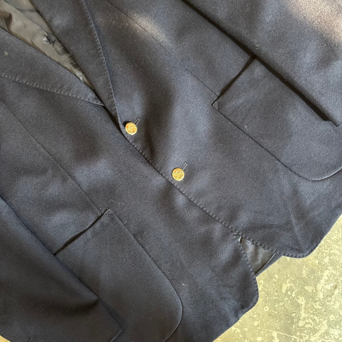 영국 빈티지 버버리 울 블레이저 자켓 상품이미지4