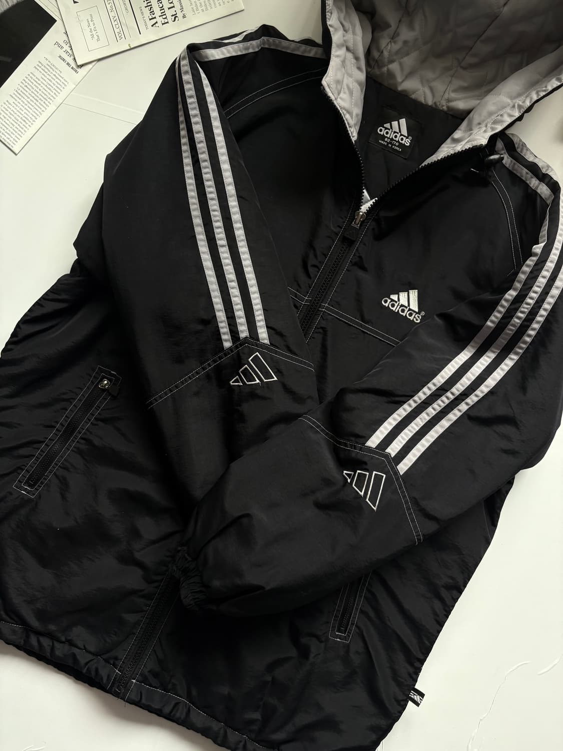 adidas 아디다스 빈티지 아웃스티치 점퍼 상품이미지4