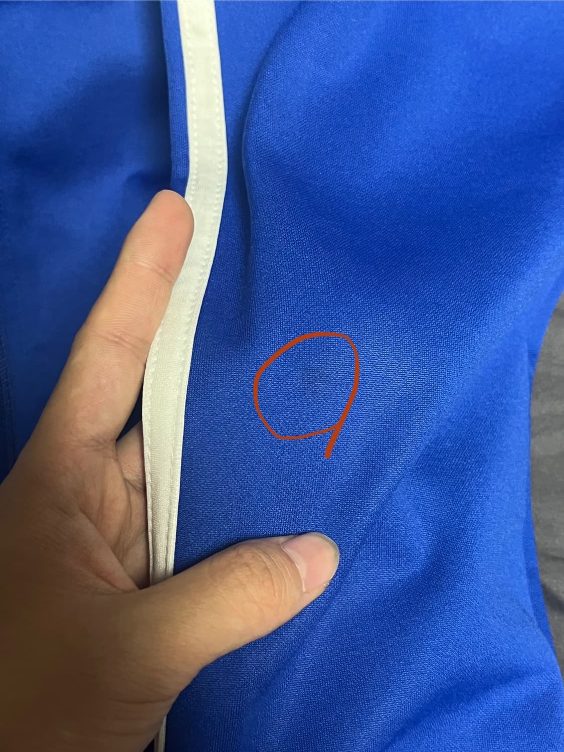 빈티지 아디다스 파란색 저지 상품이미지3