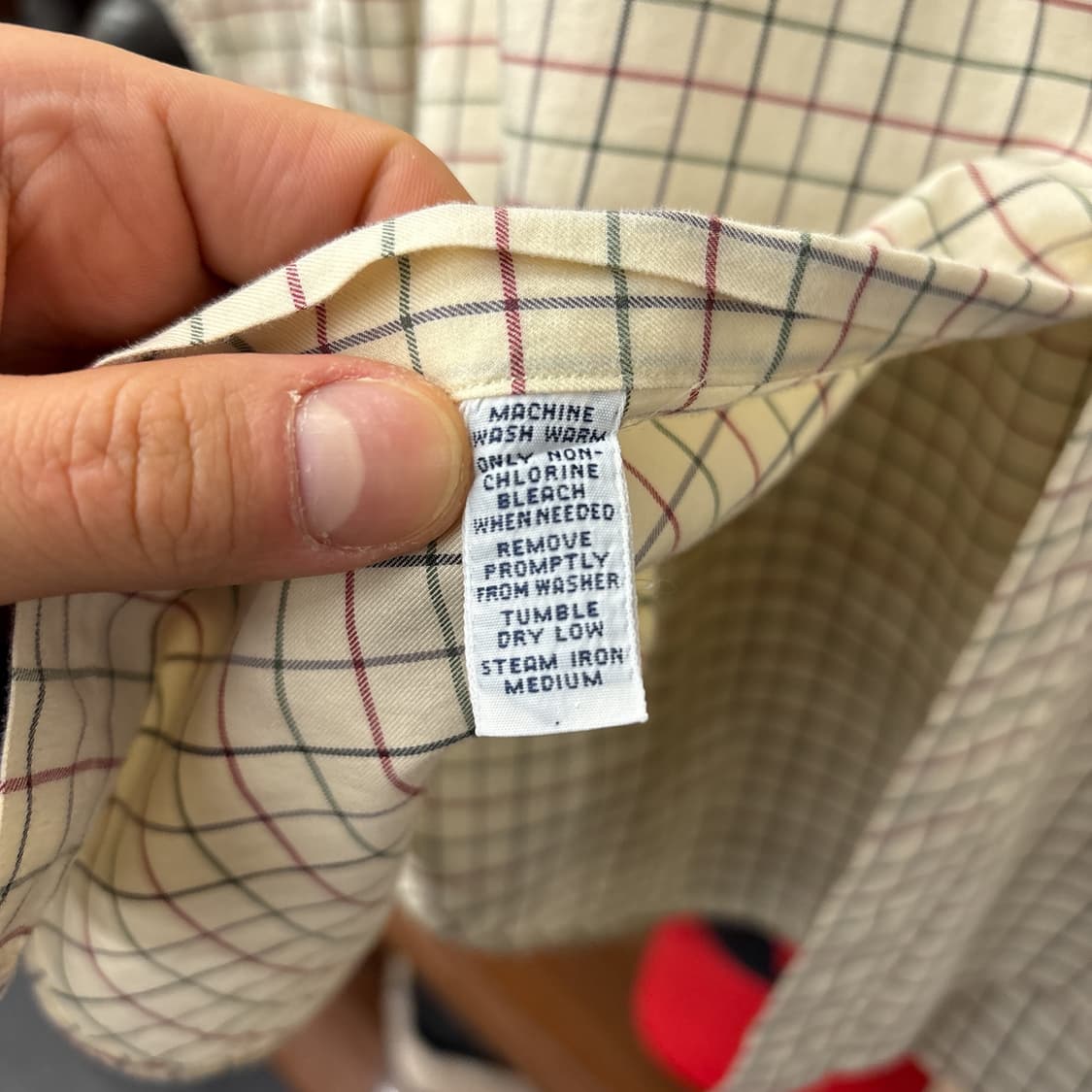 00s 폴로 랄프로렌 라이트옐로우 윈도우체크 버튼다운 셔츠 N1102 상품이미지8