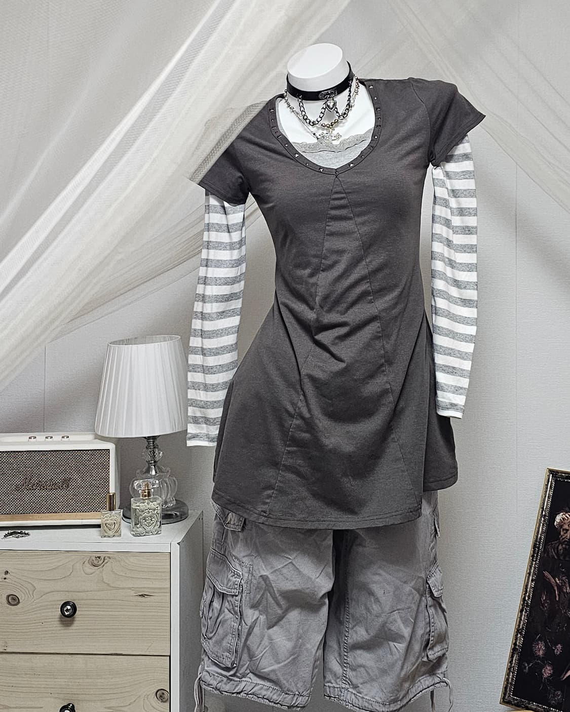 Y2k nihonjin look style set 상품이미지2