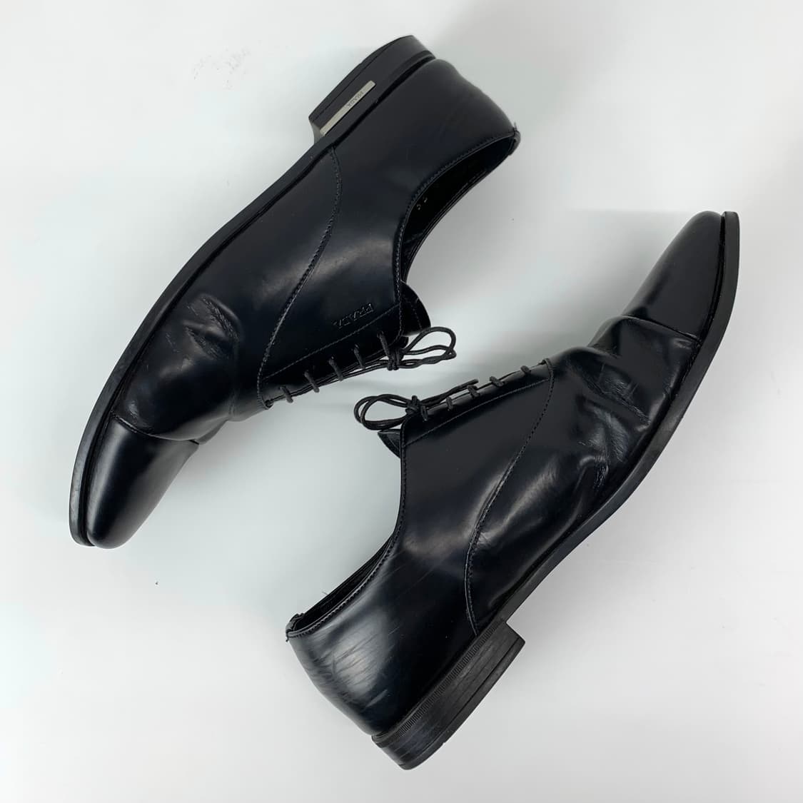 프라다 레더 더비 슈즈 상품이미지2