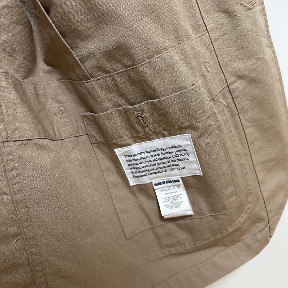 [S] 엔지니어드가먼츠 립스탑 베드포드 자켓 상품이미지5