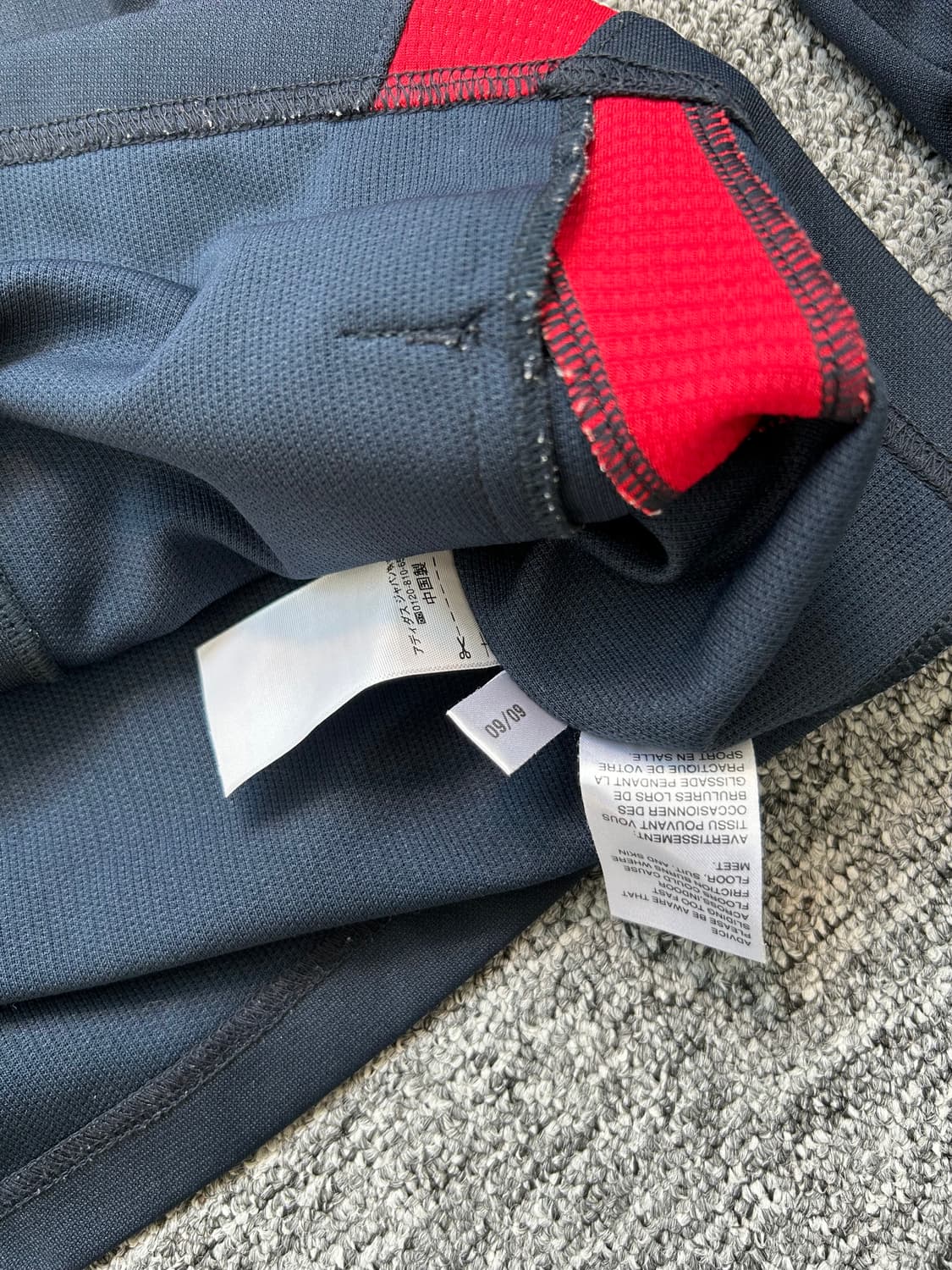 아디다스 네이비 레드 트랙탑 져지 L 상품이미지8