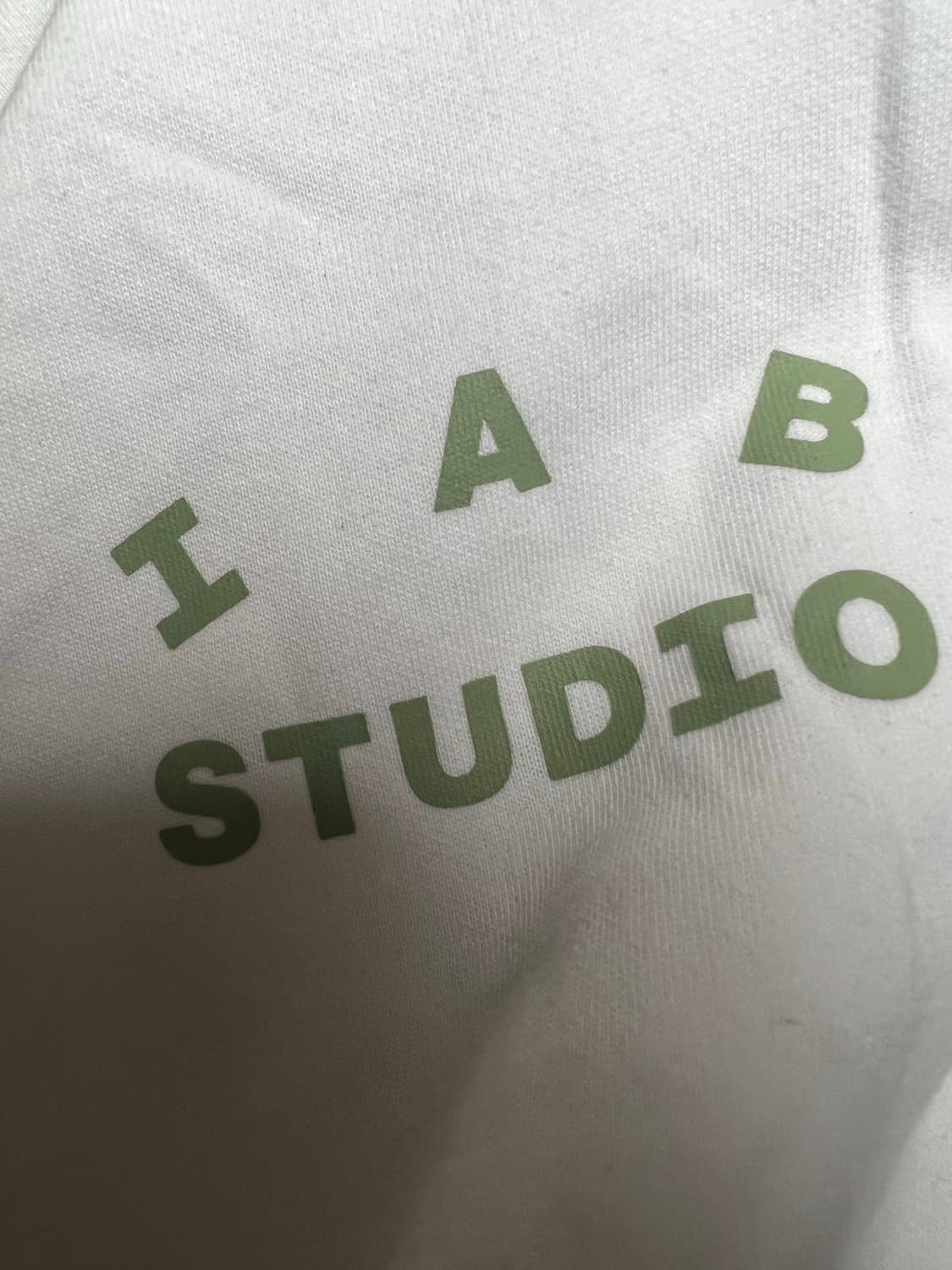 IAB Studio T-shirt White Lite Green 상품이미지2