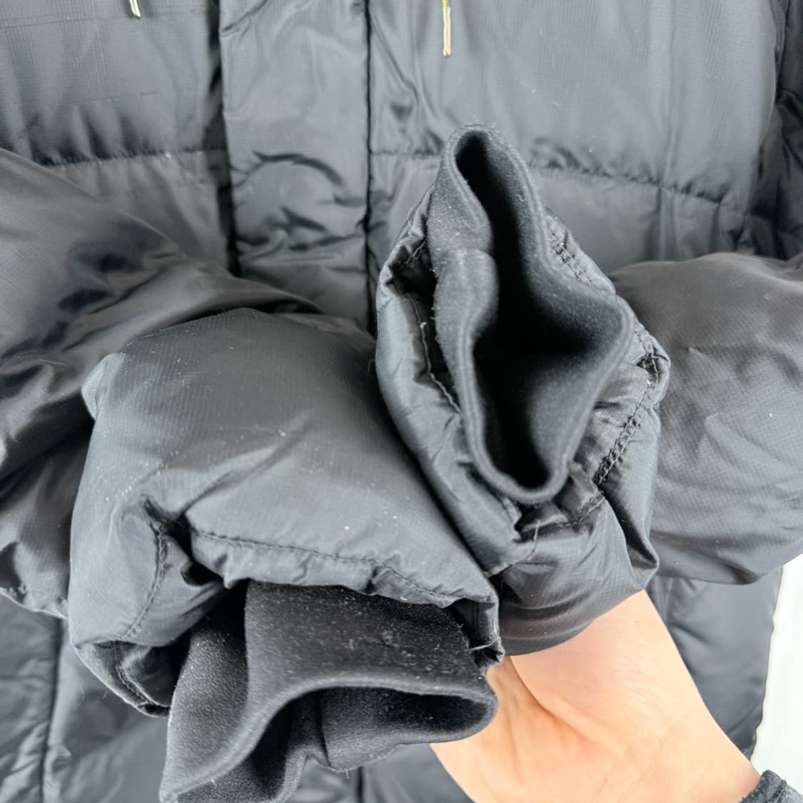 (95) 내셔널지오그래픽 구스다운 롱 패딩 블랙 상품이미지5