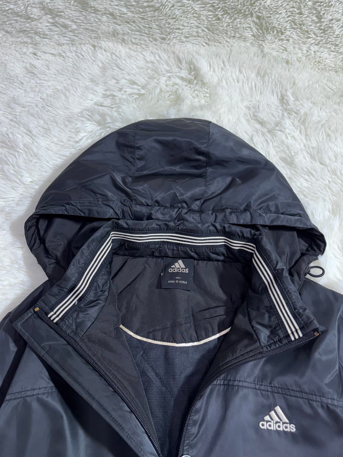 아디다스 블랙 스몰로고 점퍼  상품이미지6