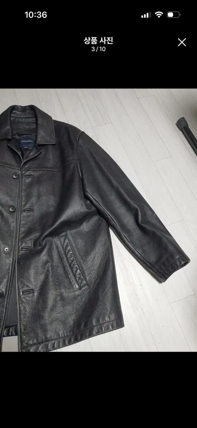 브룩스브라더스 가죽 카코트 M 상품이미지3