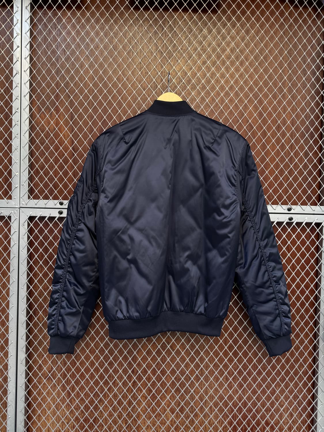 아디다스 누빔 네이비 MA1 블루종 자켓 항공점퍼 M 상품이미지5