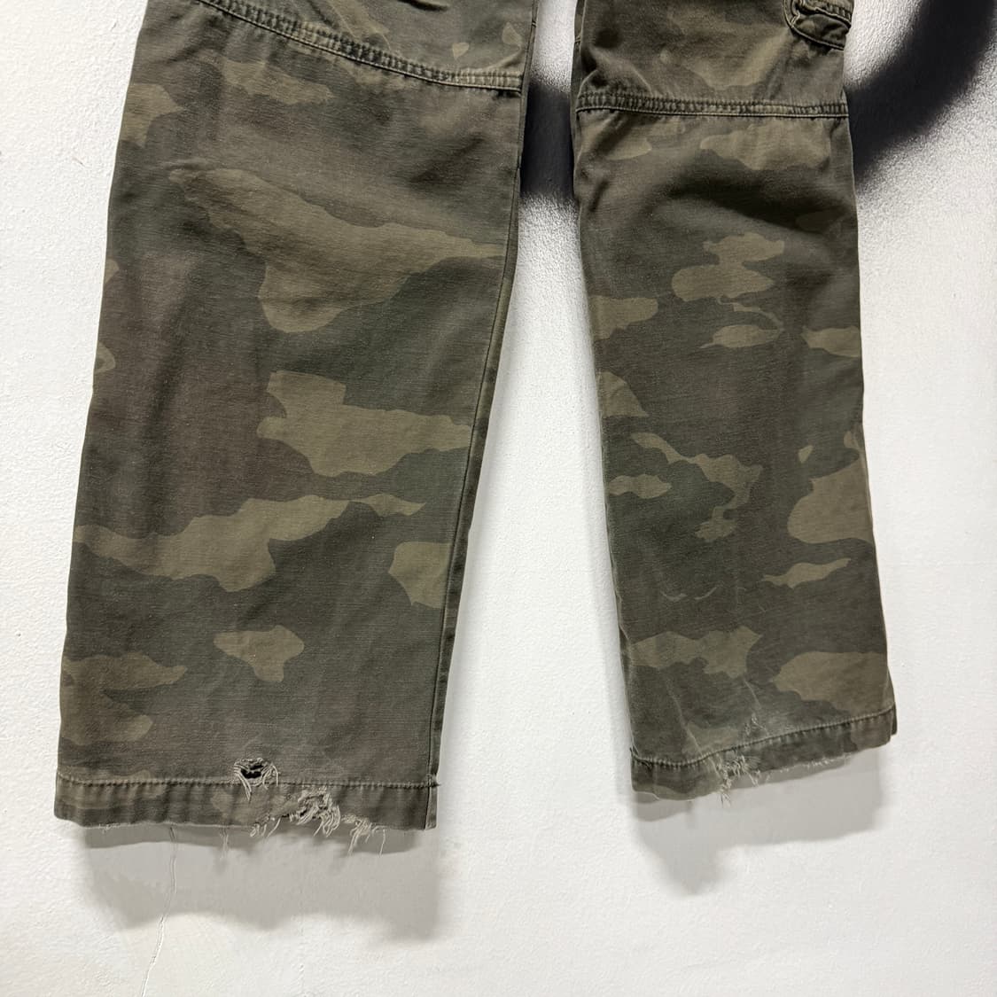 VTG 빈티지 우드랜드 풀 카모 와이드 카고 팬츠 상품이미지8