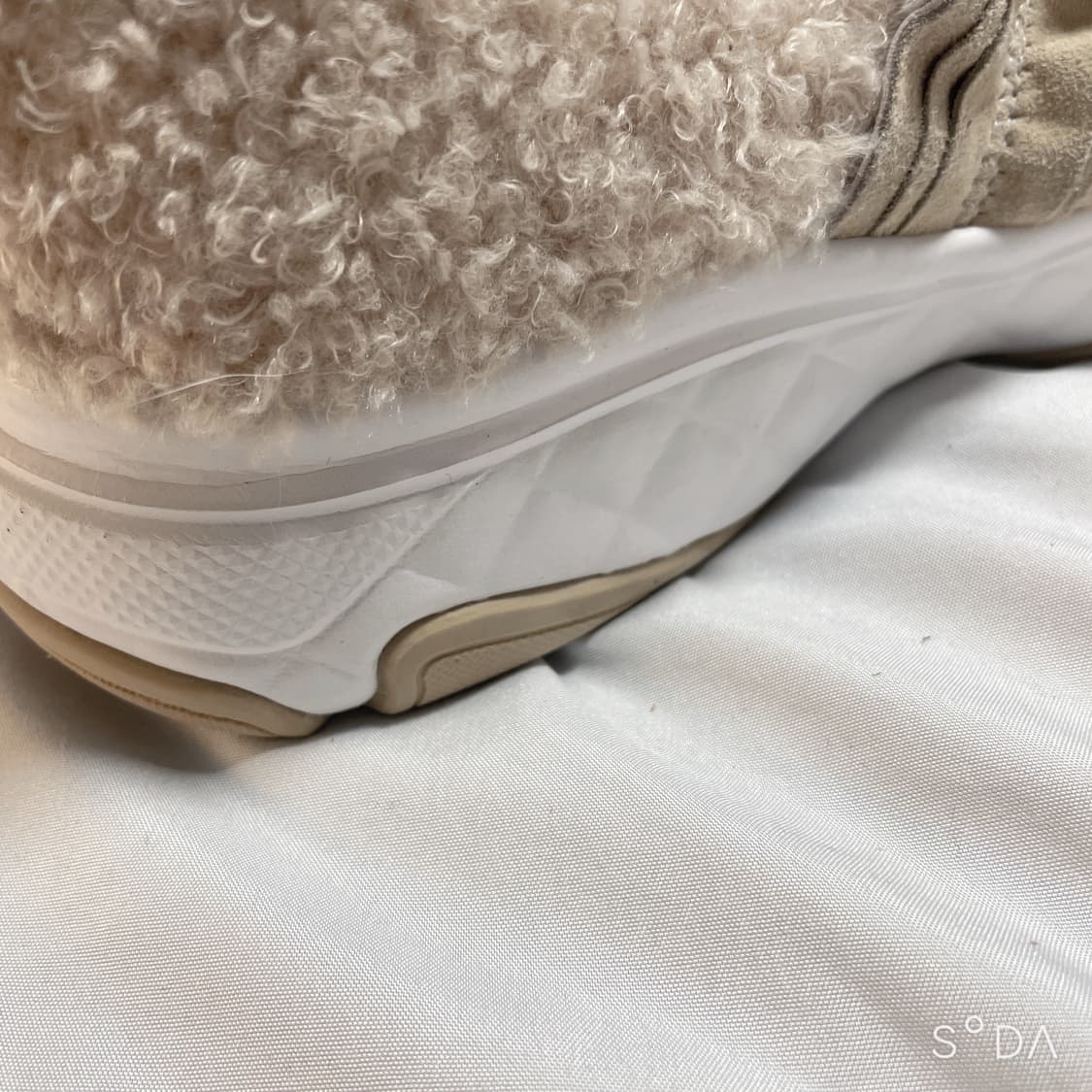 슈콤마보니 양털 플랫 스니커즈 240mm 상품이미지6