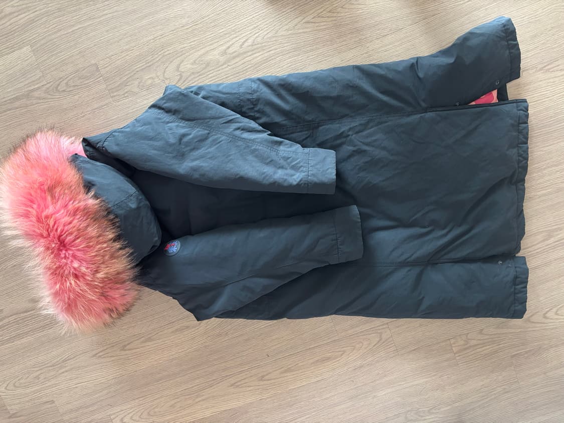 코오롱 럭키슈에뜨 구스 야상 롱패딩  36사이즈 상품이미지3