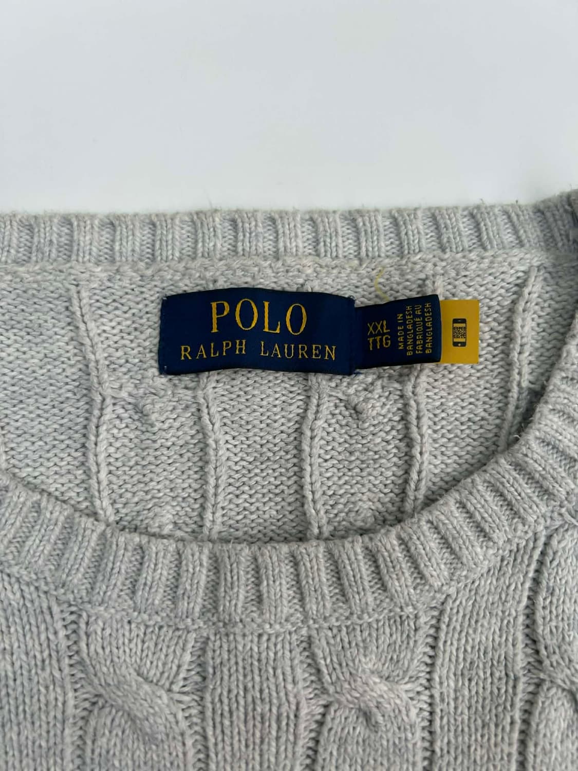 [XXL] 폴로 랄프로렌 신형 큐알 케이블 코튼 니트 스웨터 상품이미지5