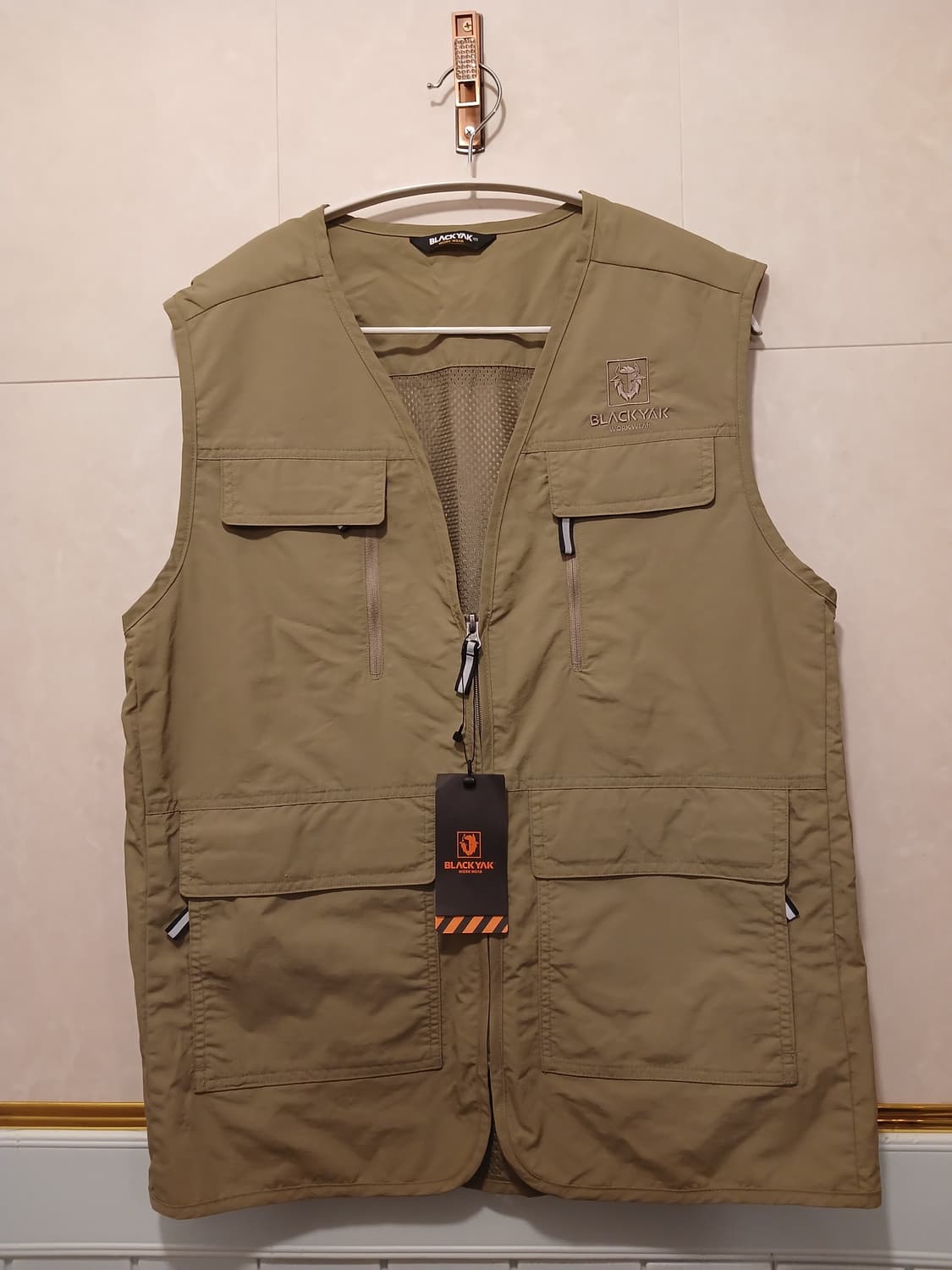 블랙야크 정품 남성 작업 조끼 105 사이즈 상품이미지2