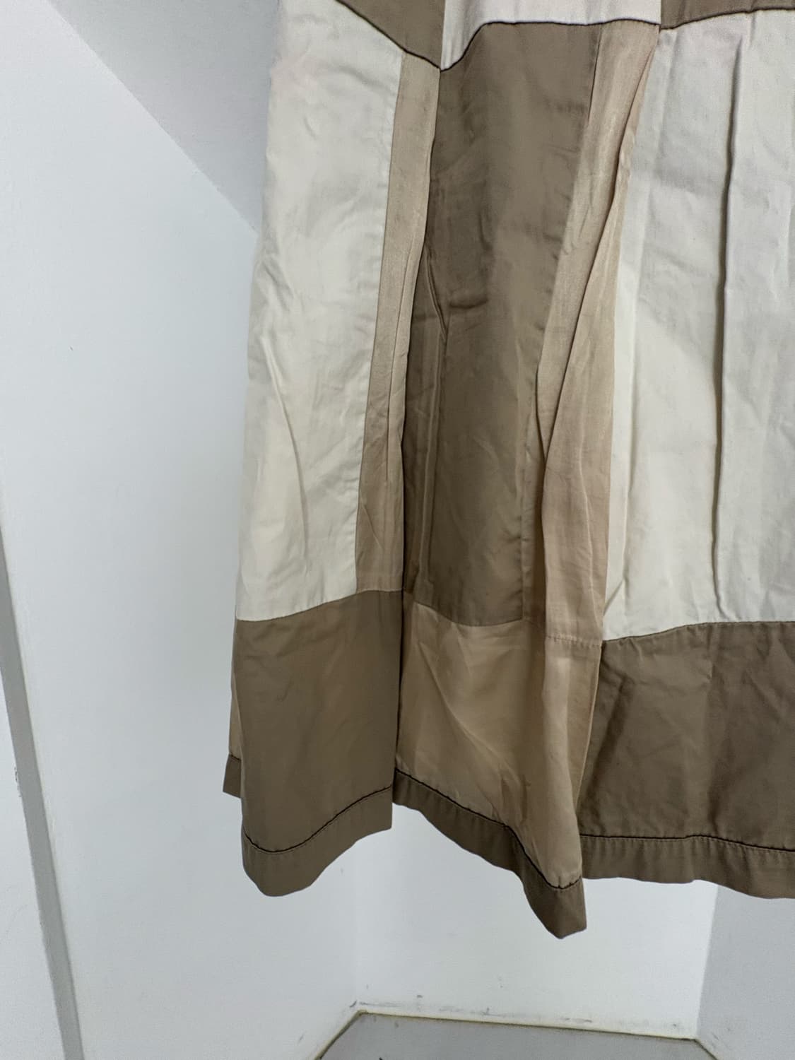 checkerboard beige skirt 상품이미지2
