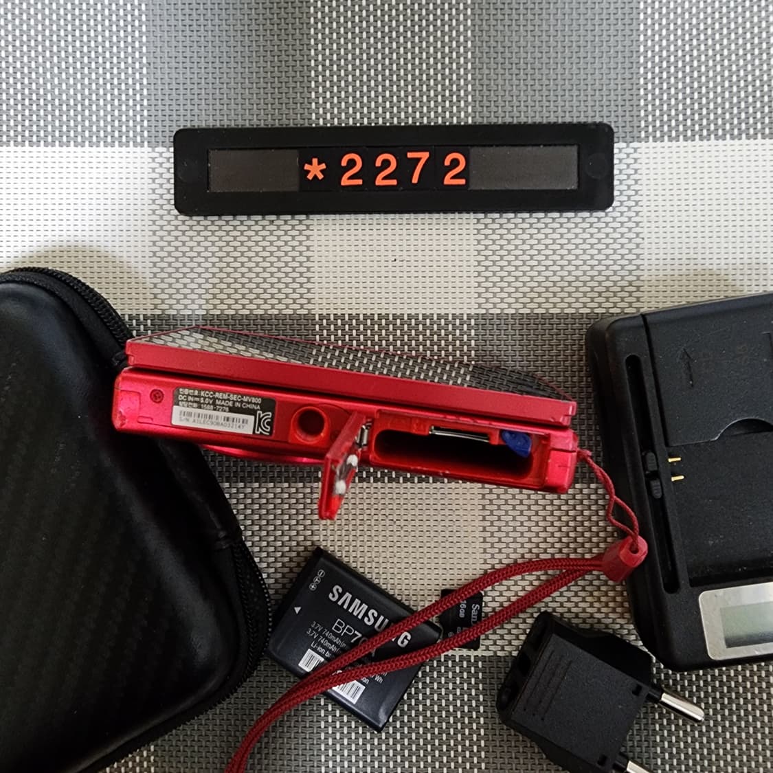 삼성 MV 800 디지털카메라 레드바디 파우치포함 상품이미지6