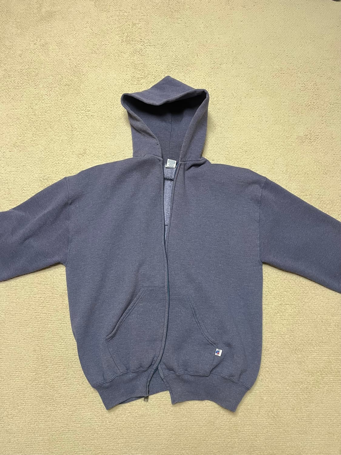 90s 러셀 퍼플 후드집업 usa 상품이미지1