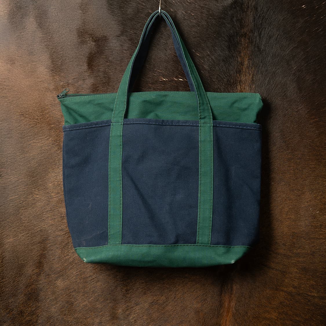 90s LANDS' END 랜즈엔드 헤비 캔버스 토트 백  상품이미지5